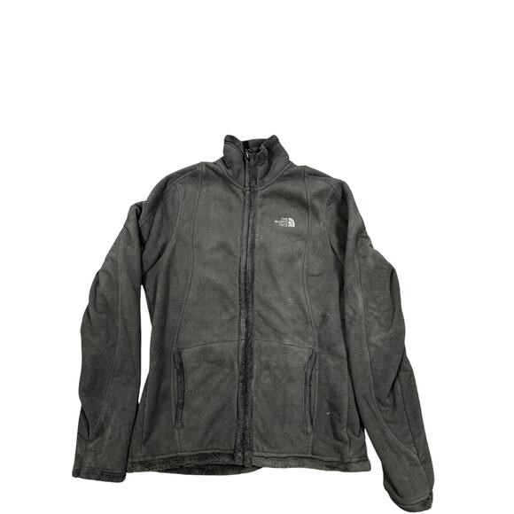 The North Face Women’s Black Full Zip Fleece Hoodie Jacket Size Small Soft Warm - Picture 1 of 7